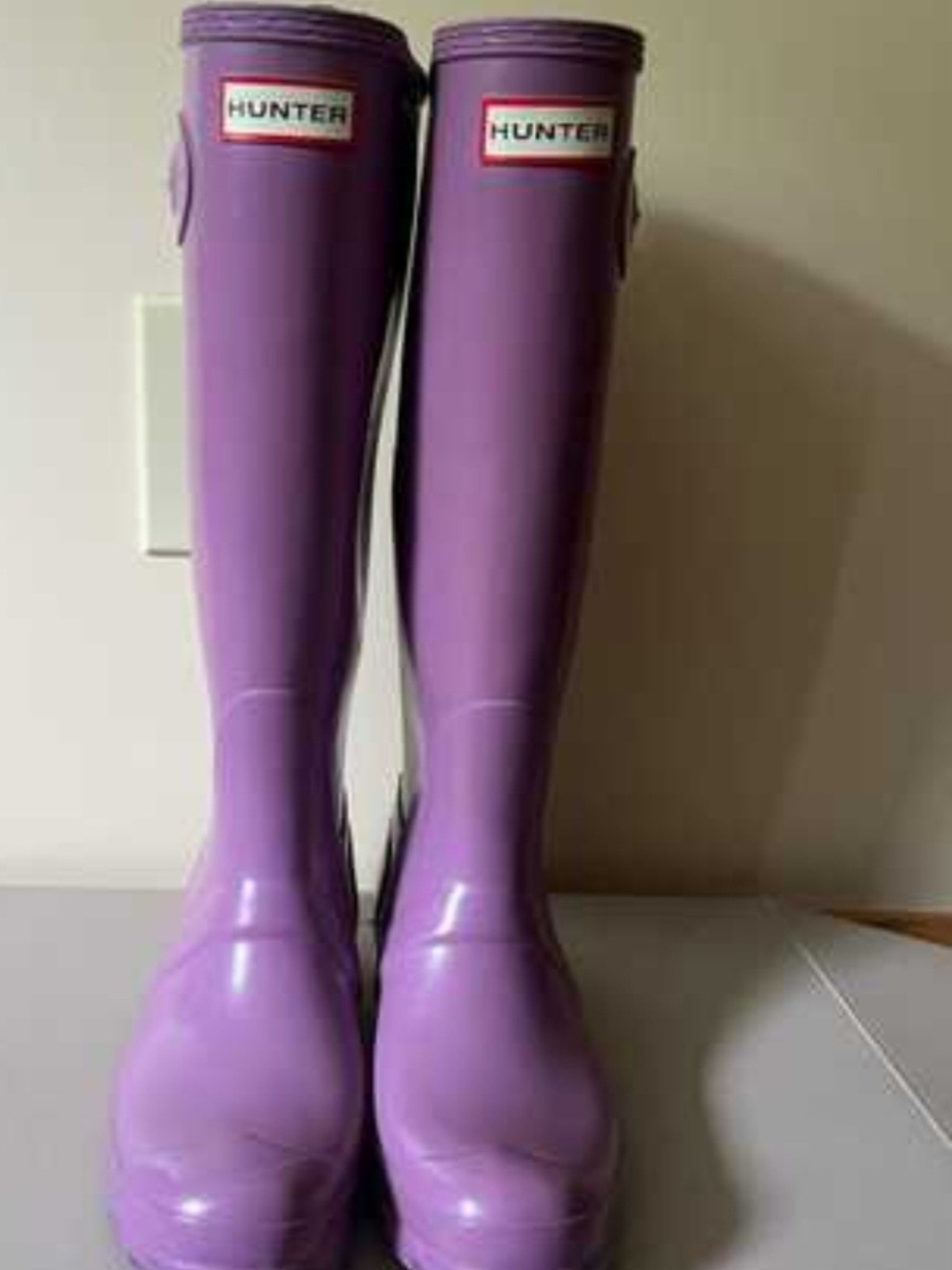 Hunter Tall Purple Women's Rain Boots